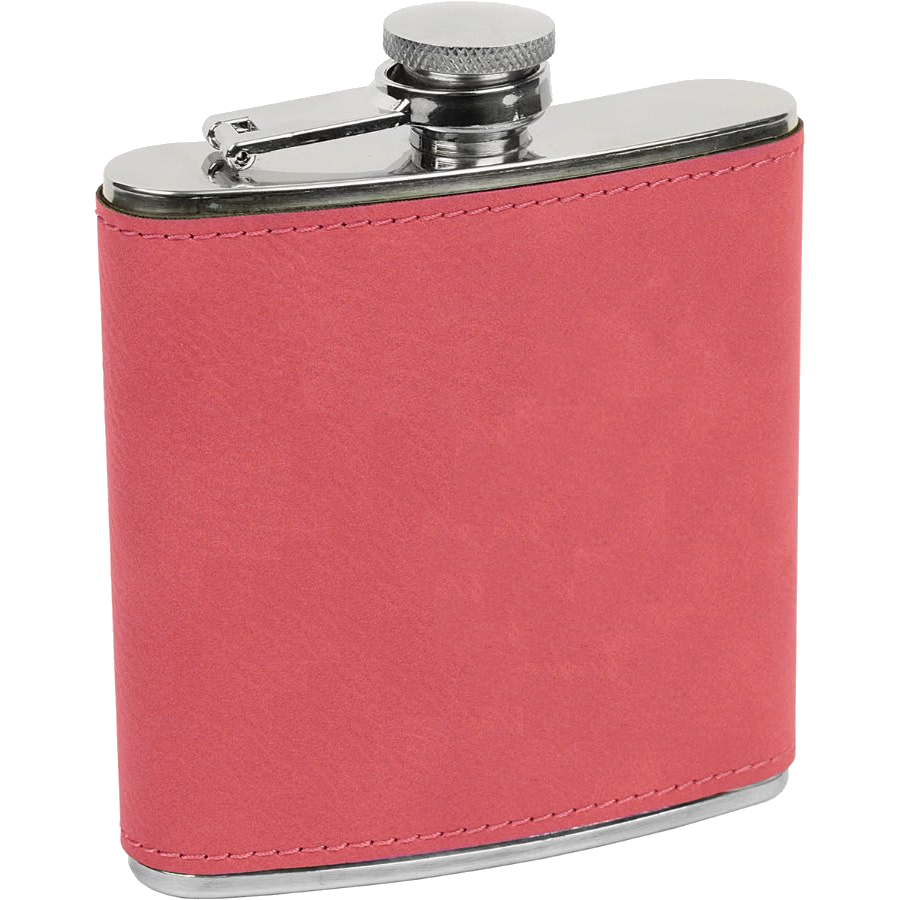 Personalized Leatherette Flask