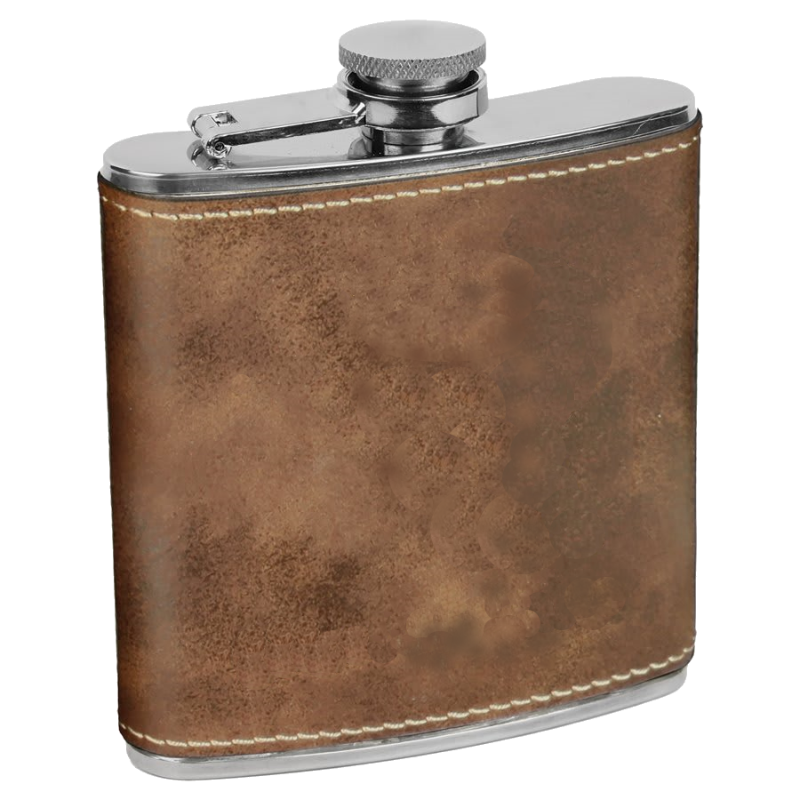 Personalized Leatherette Flask