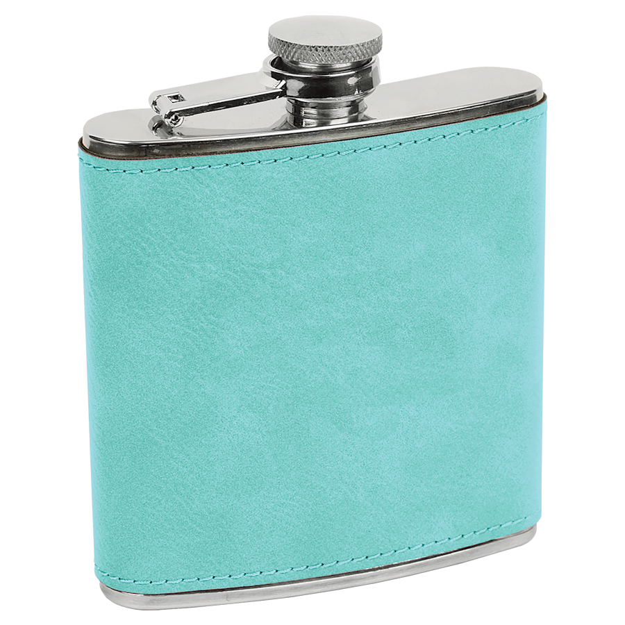 Personalized Leatherette Flask
